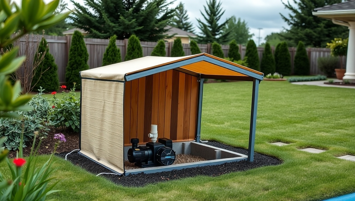 diy pool pump cover ideas