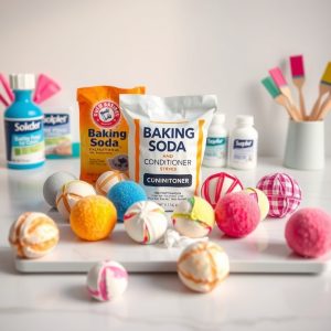 Baking Soda and Conditioner Ball