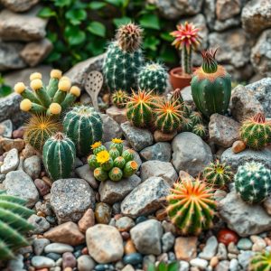 Cactus and Succulent Rock Garden
