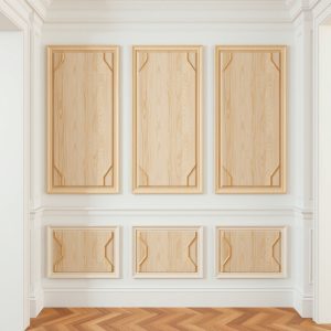 DIY Geometric Wainscoting