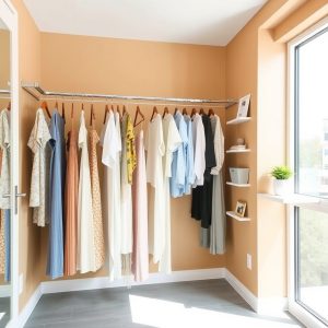Dual Rod Hanging Space