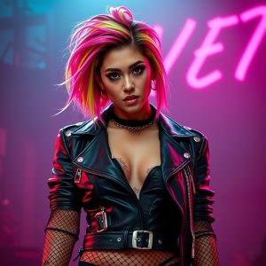 Edgy Rock-Pop Style Like Lady Gaga