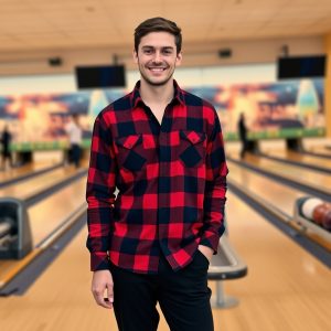 Flannel Shirt with Black Pants