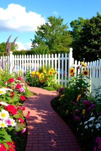 Brick Garden Path