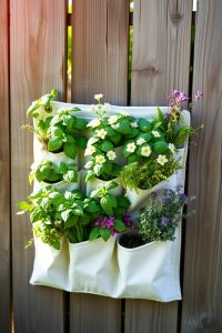 Grow Herbs in a Shoe Organizer