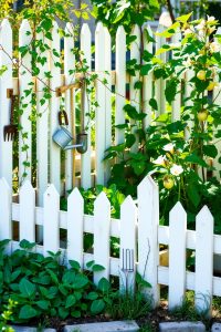 Classic Wooden Picket Fence