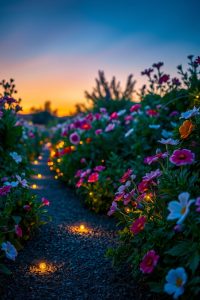 Add Solar Lights for Evening Charm