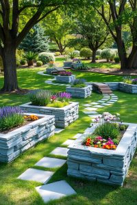 Stone Beds for a Natural Modern Feel