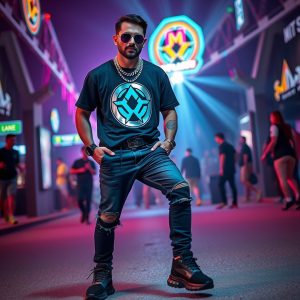 Sporty Streetwear with a Rave Twist