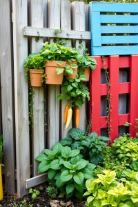 Recycled Pallet Fence