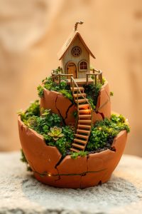 Beach-Themed Fairy Garden