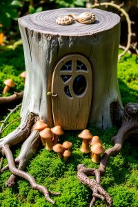 Tree Stump Fairy Home