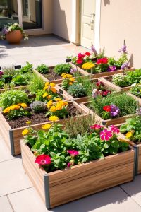 Modular Garden Beds with Clean Lines