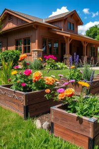 Raised Flower Beds for Clean Edges