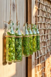 Vertical Garden with Recycled Bottles