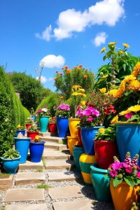 Use Colorful Pots