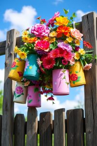 Hanging Can Planters