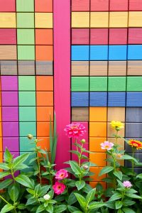 Rainbow Fence Panels