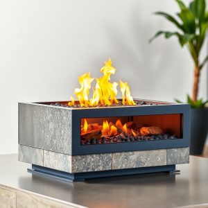 Glass Box Fire Pit
