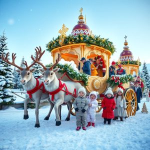 Holiday Winter Wonderland Float