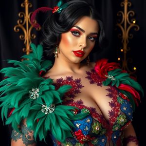 Moulin Rouge Inspired Look