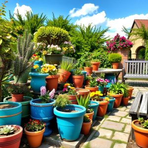 Painted Pot Garden