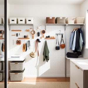Pegboard Organizer Wall