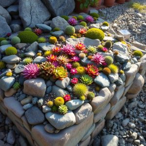 Raised Bed Rock Garden