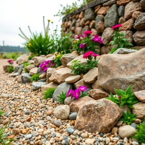 Rock Border Garden