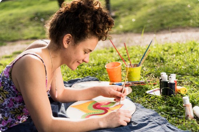 Garden Ideas Using Flores and Paint