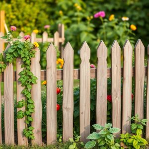 Wooden Picket Fence