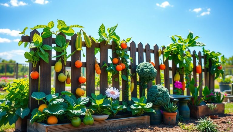 diy vegetable garden fence ideas