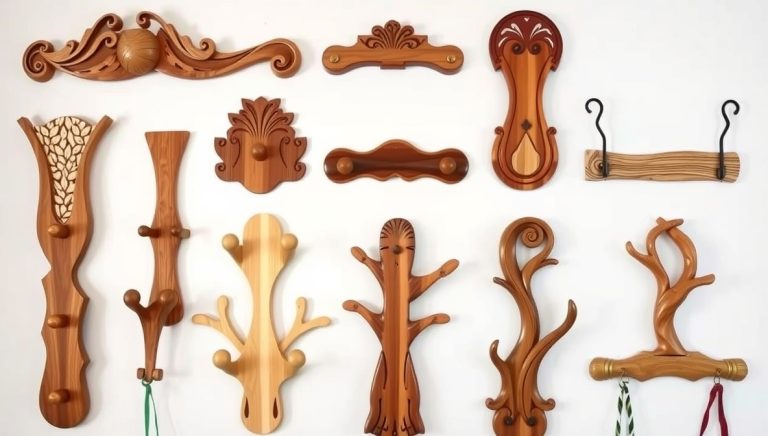 unique wooden hat rack ideas diy