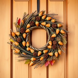 Acorn and Pinecone Wreath