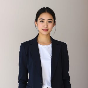 Blazer Over Basic Tee