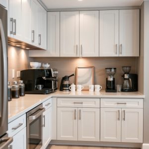 Built-In Kitchen Coffee Bar