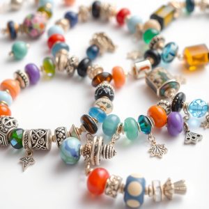 Charm Bracelets with Beads