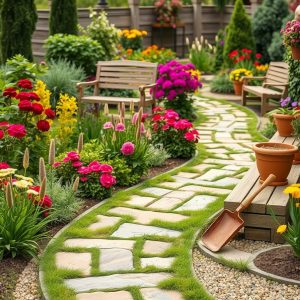 DIY Garden Paths