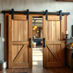 Double Barn Doors (French Style)