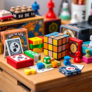 Mini Desk Games and Puzzle Toys