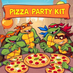 TMNT Pizza Party Kit: Celebrating with a Favorite Food