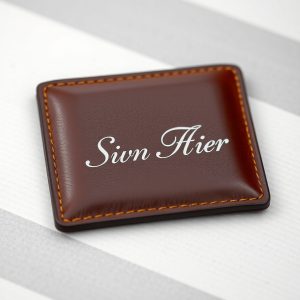 Personalized Leather Wallet or Cardholder