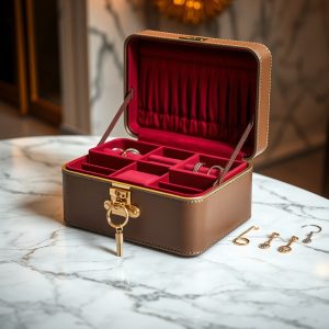 Stylish Travel Jewelry Case
