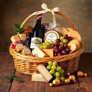 Gourmet Food and Drink Basket