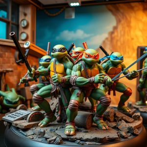 TMNT Premium Collectible Figures and Dioramas