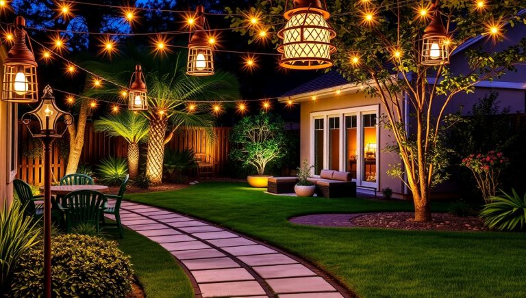 diy backyard lighting ideas