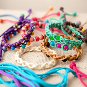 Macrame Beaded Bracelets