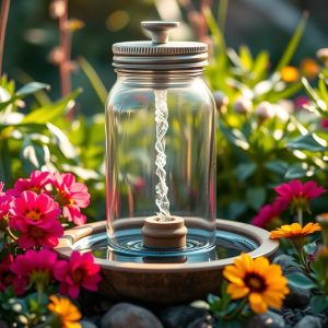Mason Jar Fountain