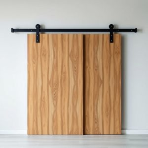 Modern Flat Panel Barn Door