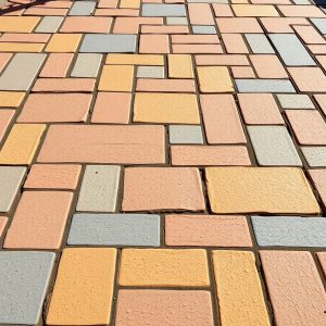 Painted Concrete Pavers
